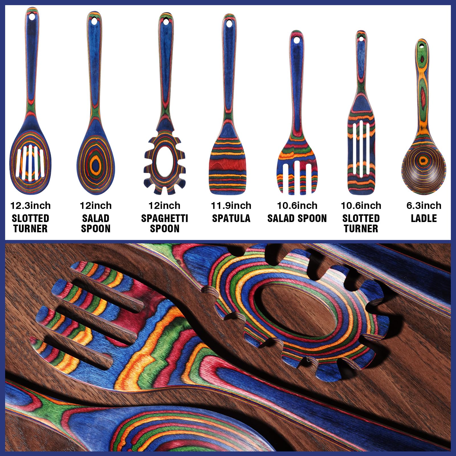 MYRAINBOW close-up grain reveals rich wood and long-lasting non-scratch performance
