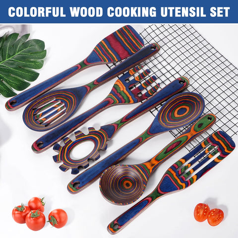 MYRAINBOW spoon strokes sauce with smooth motion, protecting non-stick surfaces