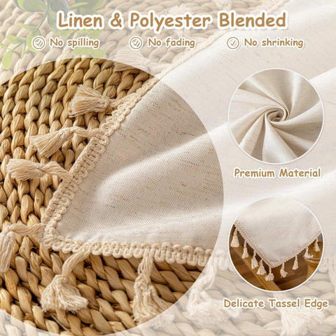 MYSKY HOME waterproof tablecloth suitable for outdoor meals and events