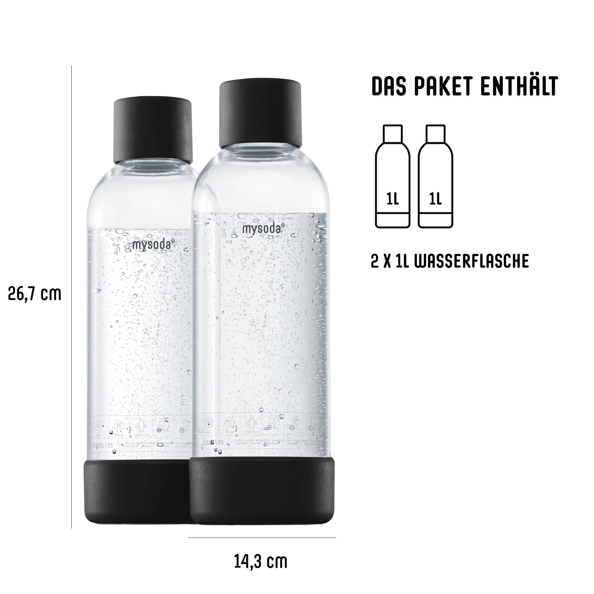 Mysoda bottle fridge-ready for crisper, fizz-enhanced cold water