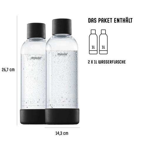 Mysoda bottle fridge-ready for crisper, fizz-enhanced cold water