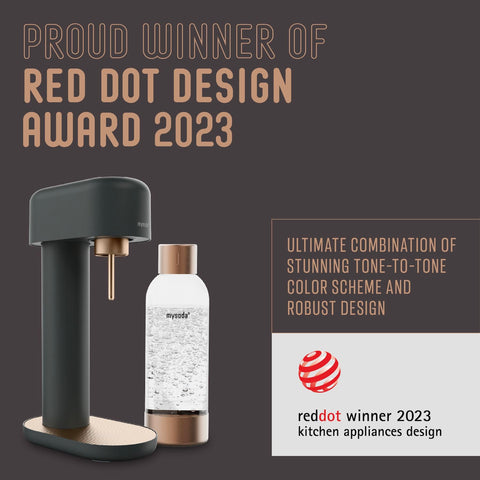 Mysoda Ruby 2 black copper finish adds premium look.