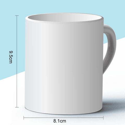 MYSUB 11oz sublimation mug white box packaging for safe presentation.