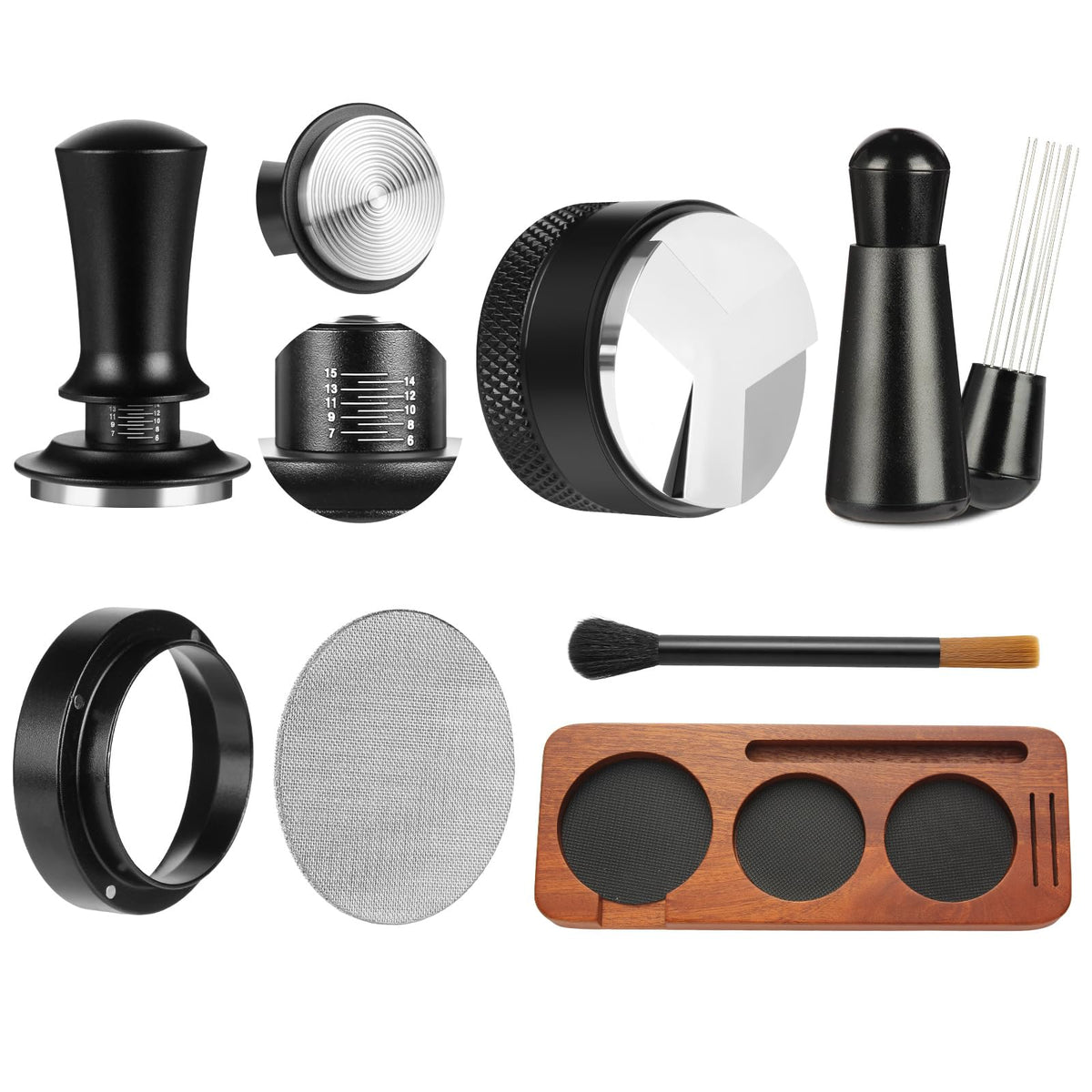 Mytdkxin 58mm tamper base for even extraction and consistent tamping