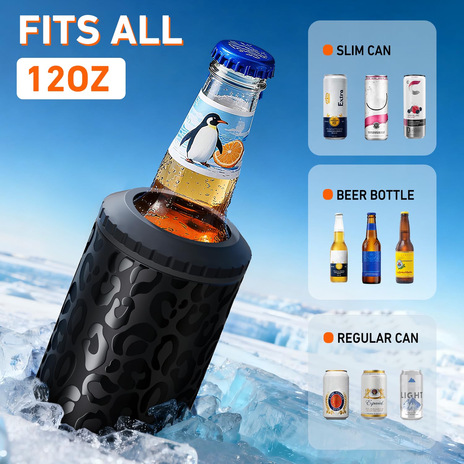 MYTHQUATE double-wall vacuum cooler maintains icy beverages during outdoor adventures.