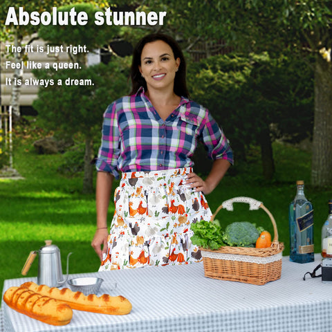 MZCXMAO portable, quick-drying apron suits daily egg collection tasks.