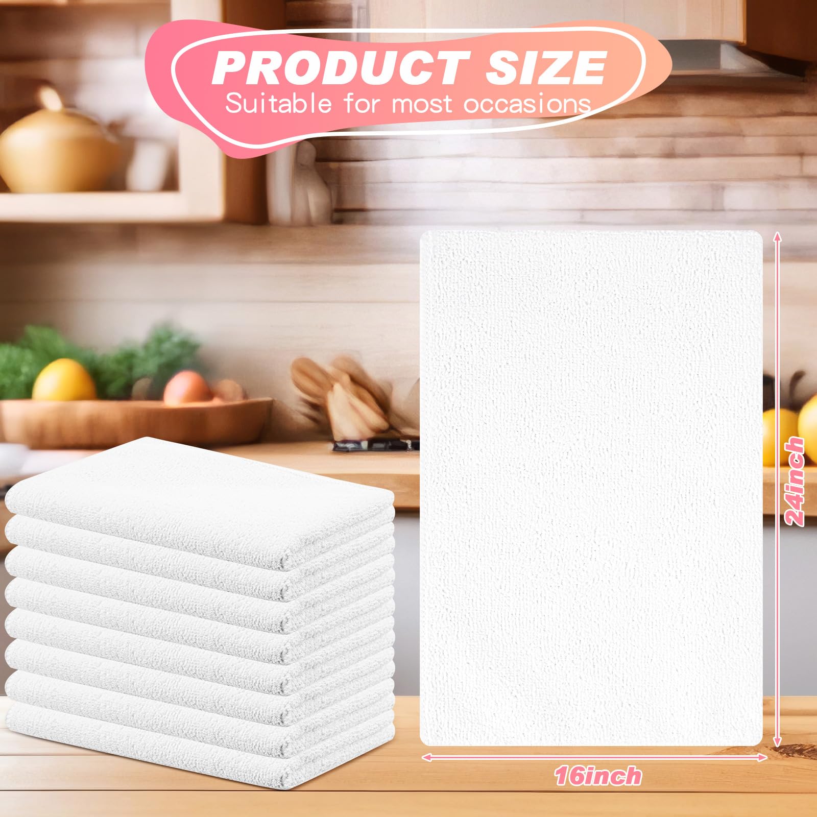 mzfoo 16x24 towel blank shown for DIY project with vivid heat-transfer results