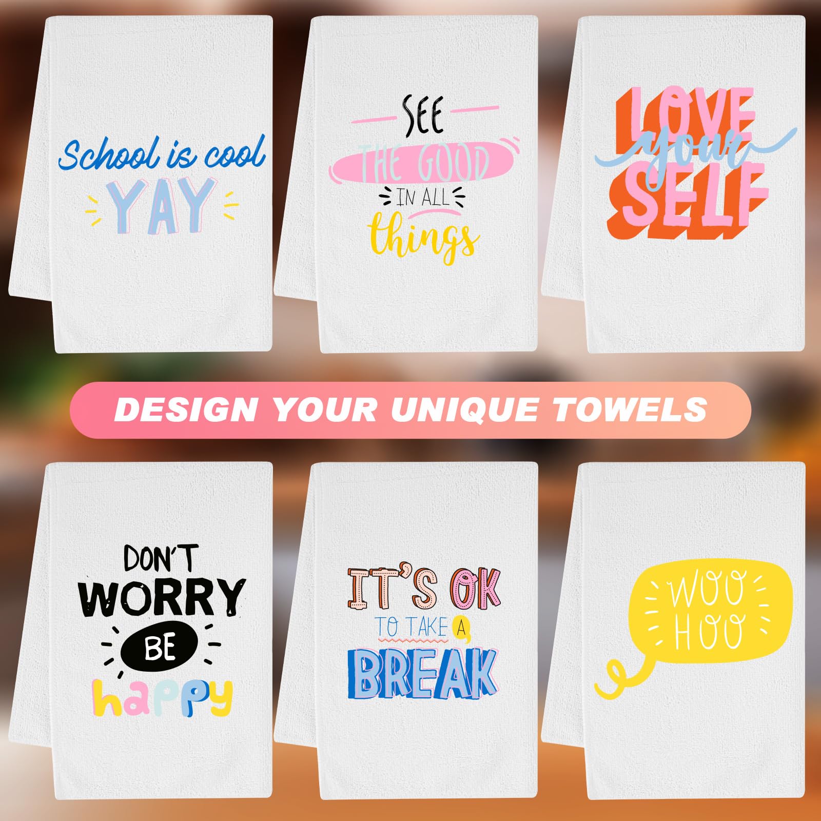 mzfoo sublimation towels withstand heat transfer during crafting sessions