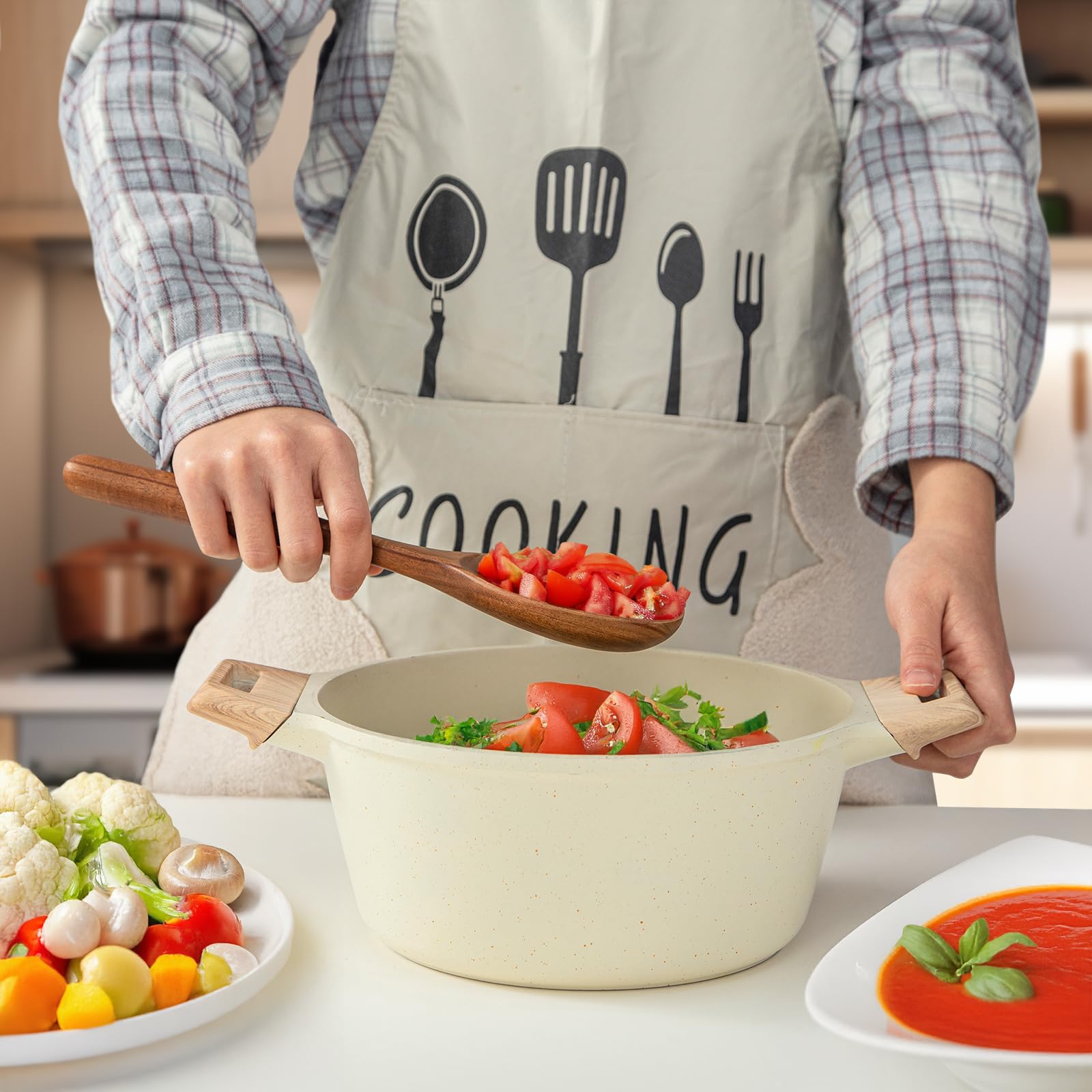 MZROO durable acacia wood spoons resist wear and odors