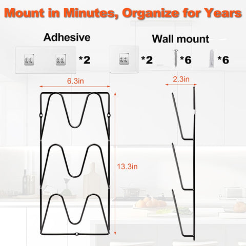 MZTOOL adhesive strips enable no-drill installation inside cabinets or on walls.