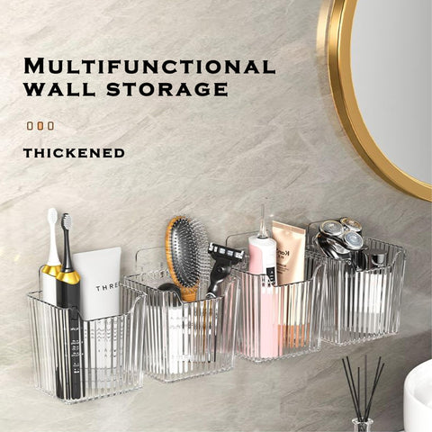 MZYIWUU clear makeup containers help locate lipsticks quickly on a vanity.
