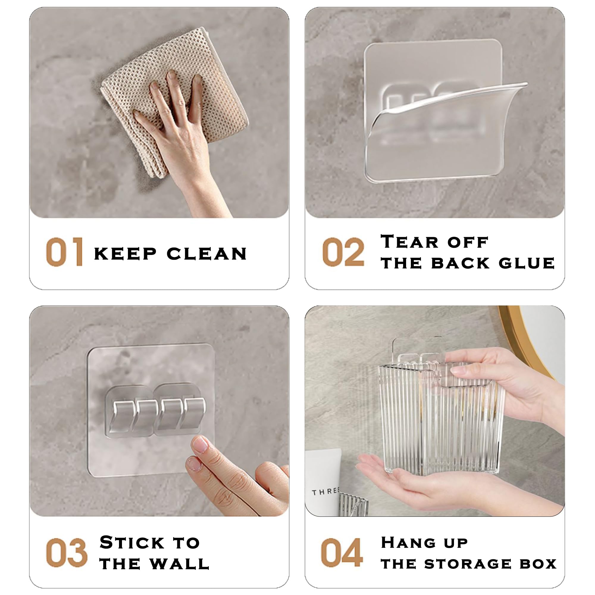 MZYIWUU stackable organizer saves counter space in small kitchens.