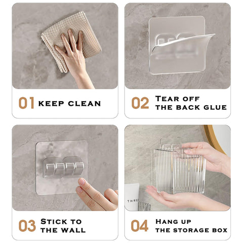 MZYIWUU stackable organizer saves counter space in small kitchens.