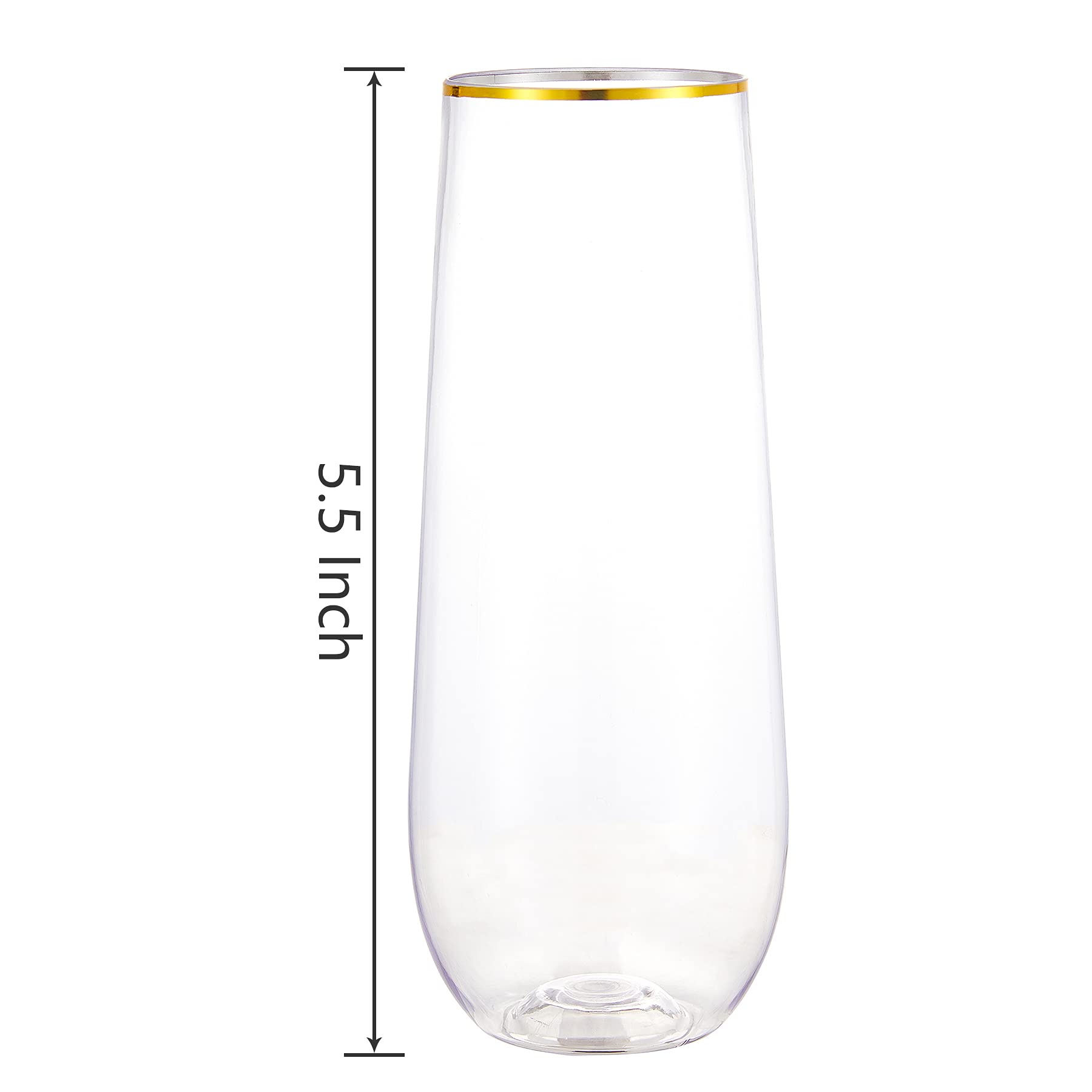 N9R crystal-clear plastic toasting cups that enhance event presentation.