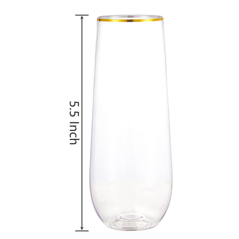 N9R crystal-clear plastic toasting cups that enhance event presentation.