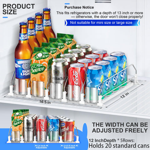 Nabobt drink organizer pusher glide detail highlights stronger push and smooth slide