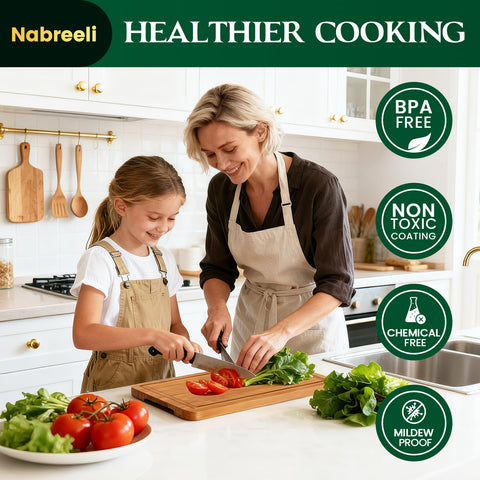 Nabreeli charcuterie board ideal for elegant cheese and appetizer platters.