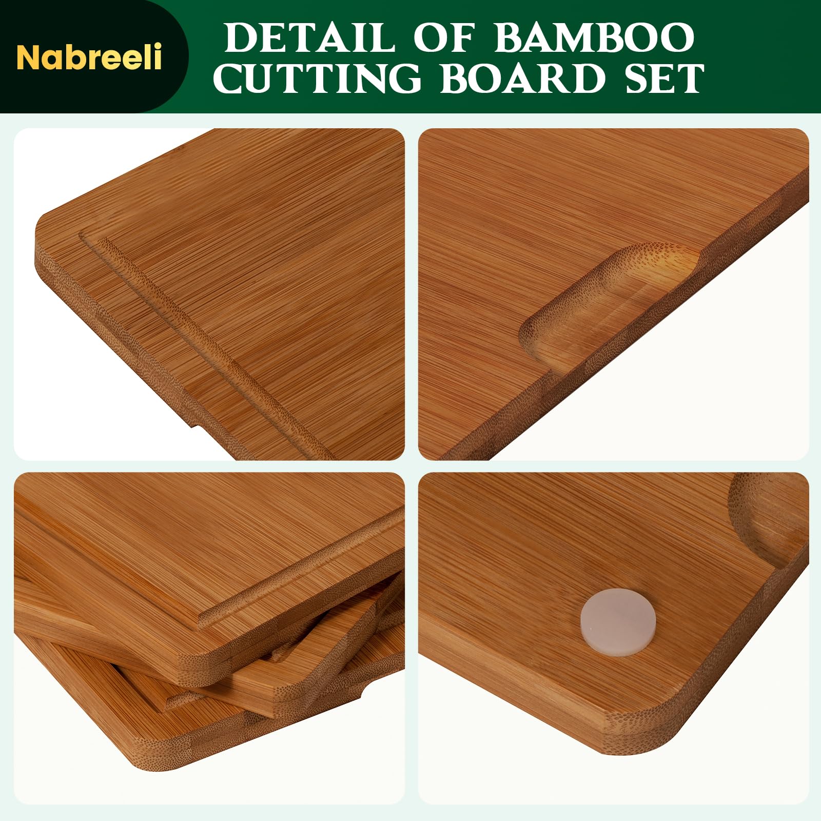 Nabreeli dishwasher-safe boards simplify cleanup after meals.