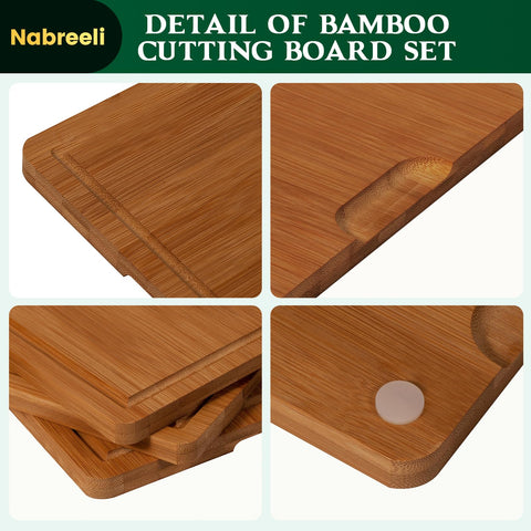 Nabreeli dishwasher-safe boards simplify cleanup after meals.