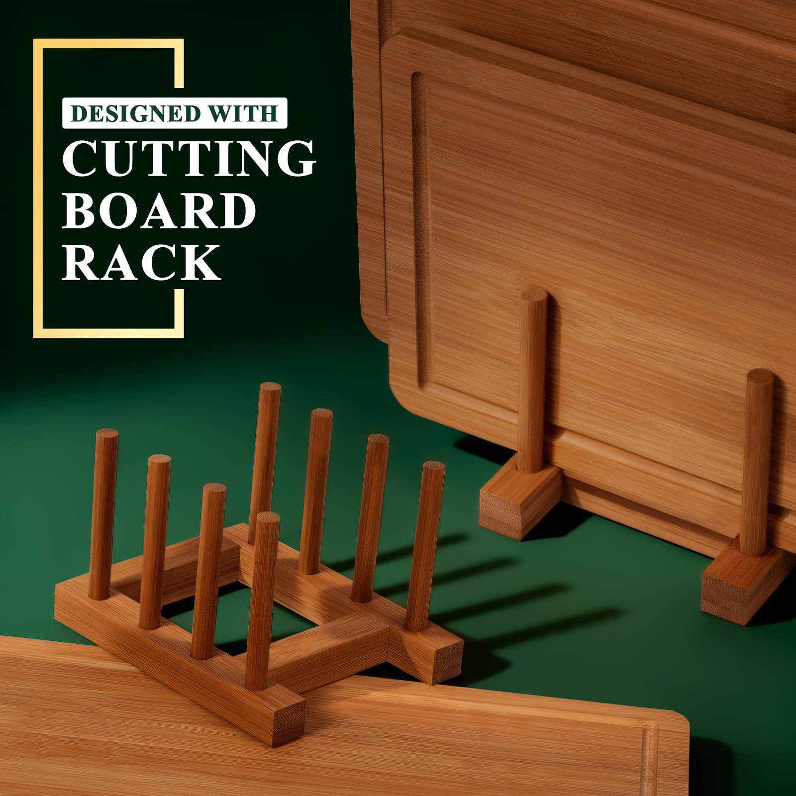 Nabreeli knife-friendly surface helps preserve blade sharpness while slicing.