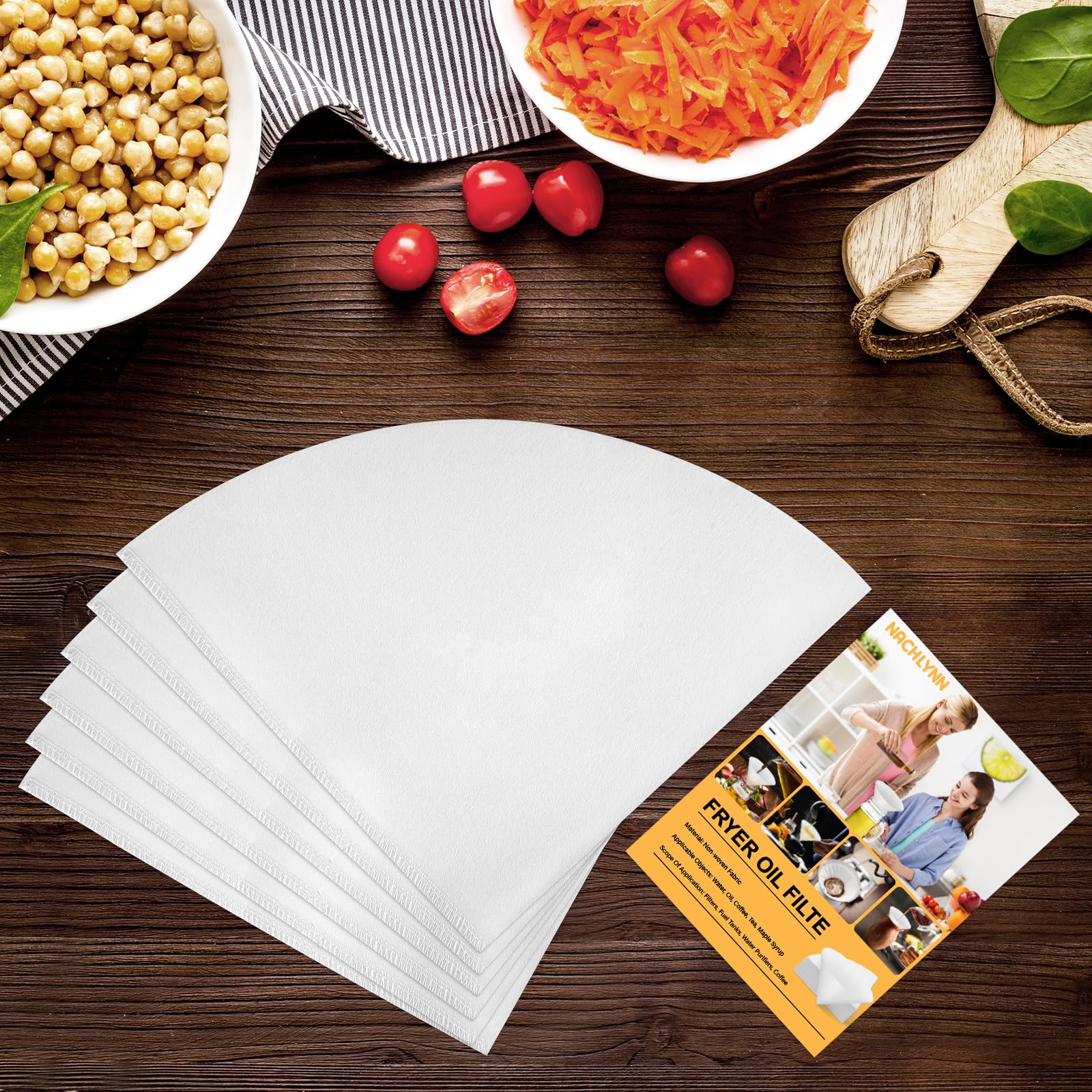 NACHLYNN nonwoven cone filters maple syrup and other liquids effectively.