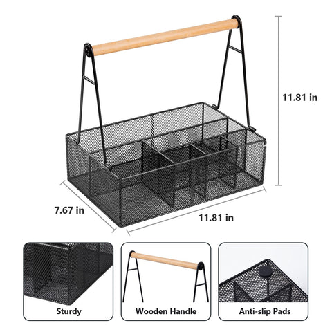 NACIMAX durable metal construction supports plates and utensils.