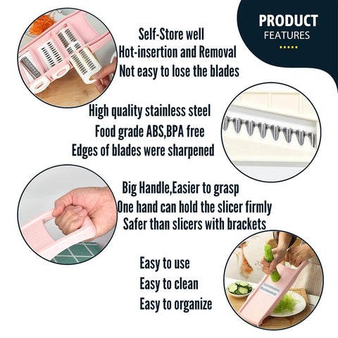 NACOLUS straight slicer delivers uniform vegetable slices