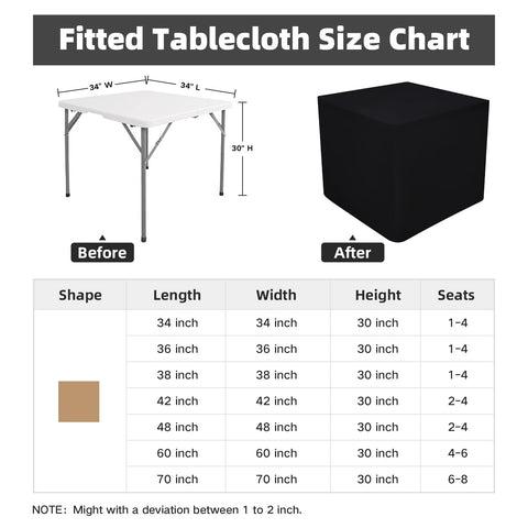 Nacuci trade show and banquet ready tablecloth enhances display with professional black finish.