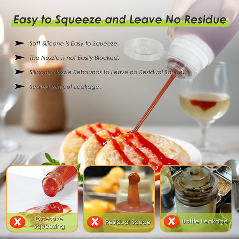 Nacxbwer oil-dispense bottle provides precise drizzle for meals.