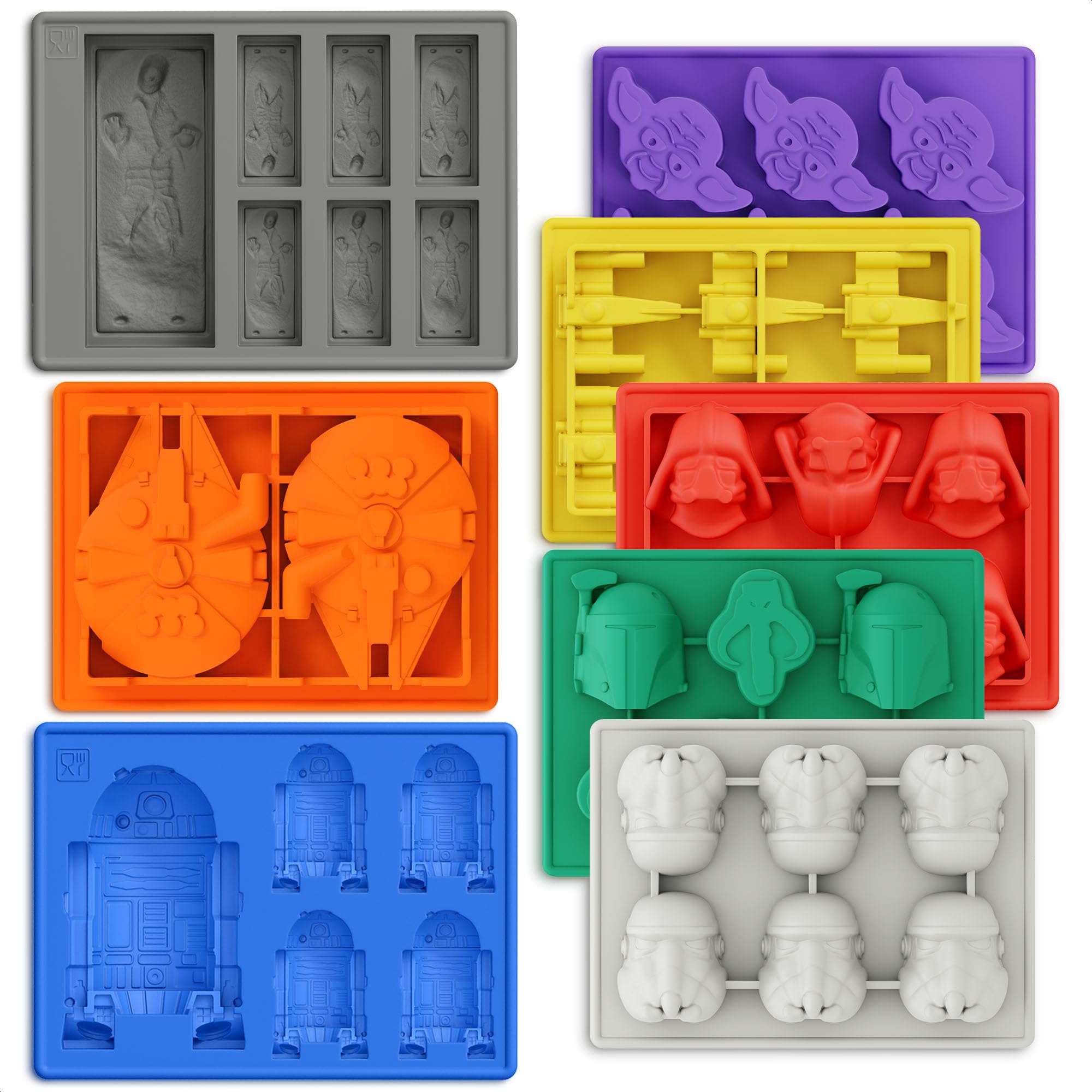 NADOBA Epic 8-piece sci-fi molds for bold space-themed ice cubes and drinks