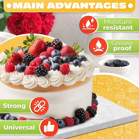 NADOBA grease-proof foil with embossed finish adds a refined, leak-resistant base.