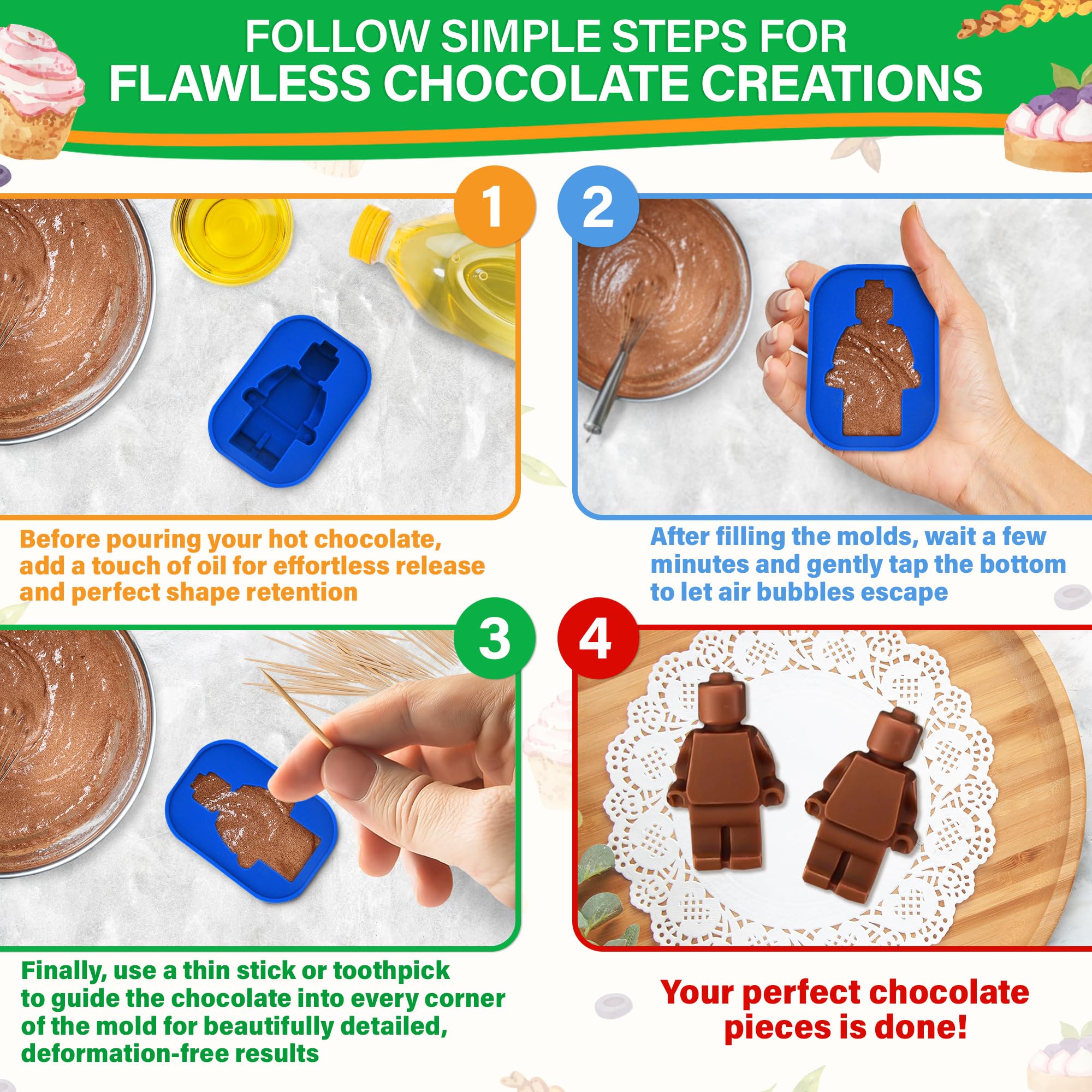 NADOBA gummy candy mold for colorful, bite-sized treats.