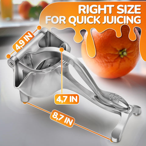 NADOBA lemon juicer with ergonomic grip for easy squeezing