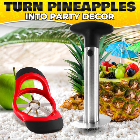 NADOBA compact pineapple tool stays handy on kitchen counter