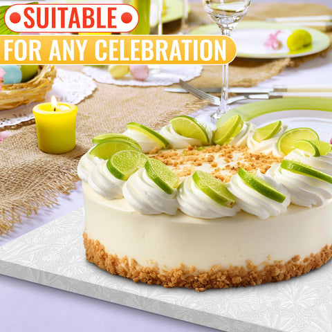 NADOBA rectangle cake board is ideal for cakes, tarts, pastries and desserts.