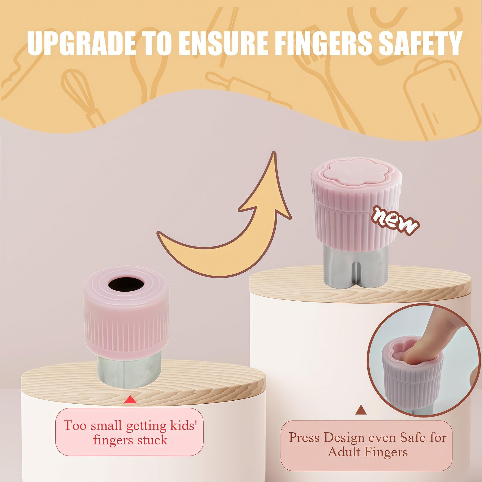 Nafhone kid-safe food tongs encourage precise grip and control.