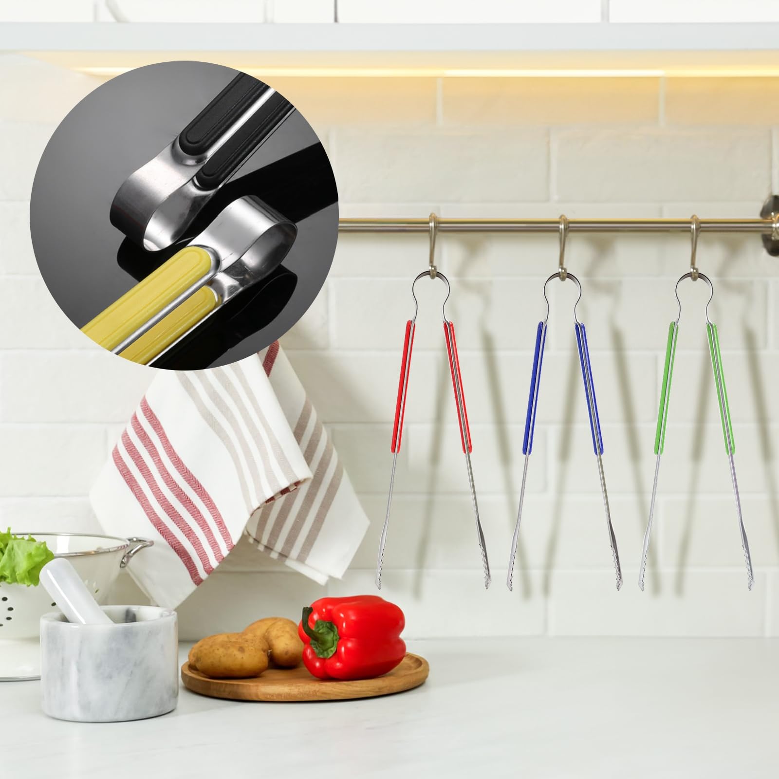 Nagpew tongs handle meat and grilling tasks with stability.