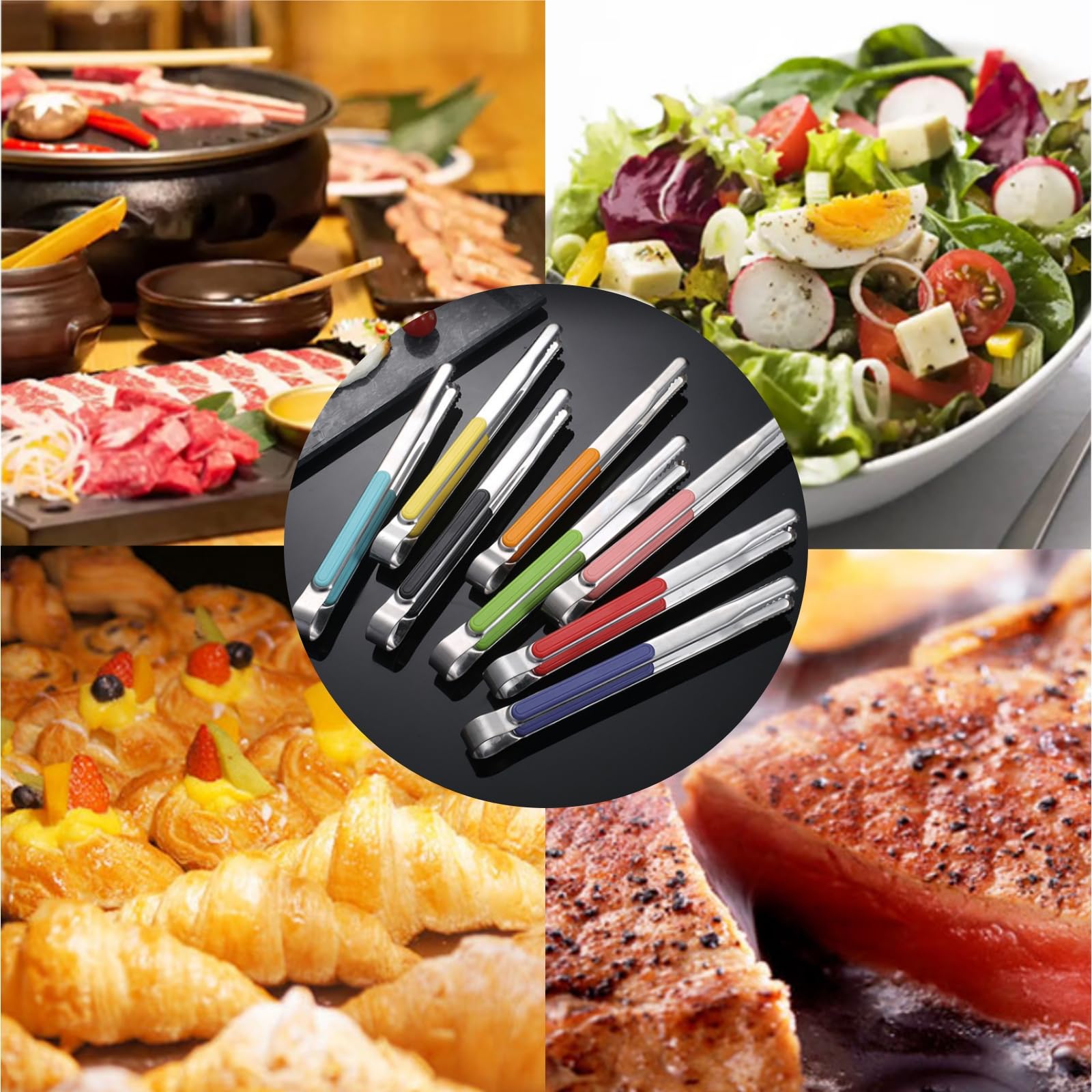 Nagpew tongs for salad and ice with durable performance.