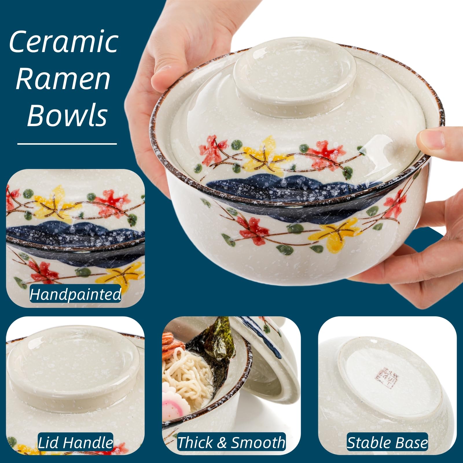 Nagpew ramen bowl chopsticks included for authentic dining experience.