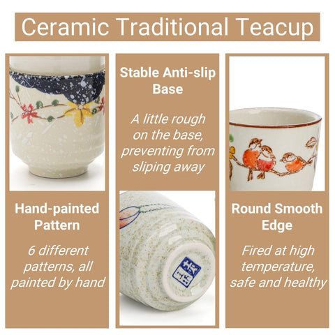 Nagpew willow-pattern teacup with classic charm.