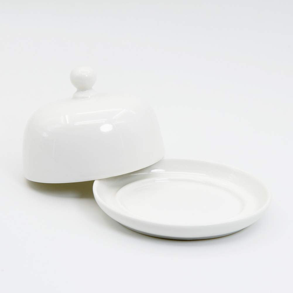 NAGU butter dish with handle easy to lift and serve at table.
