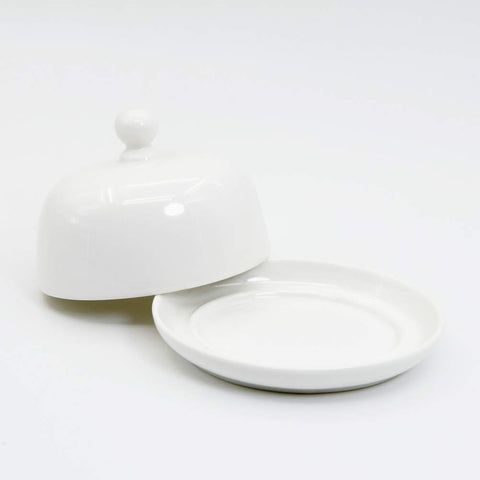 NAGU butter dish with handle easy to lift and serve at table.