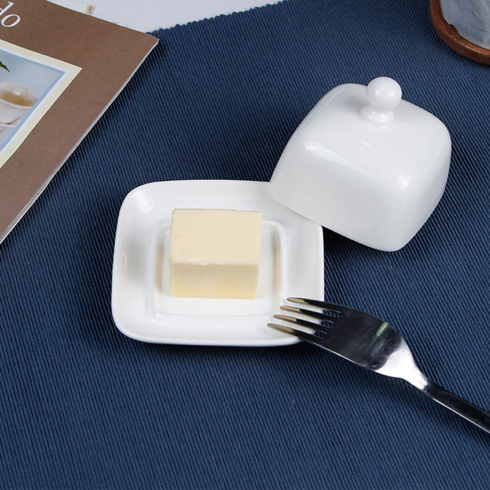 NAGU white porcelain serving bowl, doubles as dessert or condiment tray.