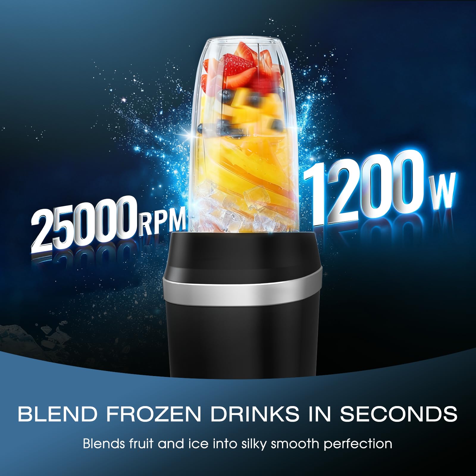 Nahida Blender closeup of 6-fin blades showing versatile blending capability