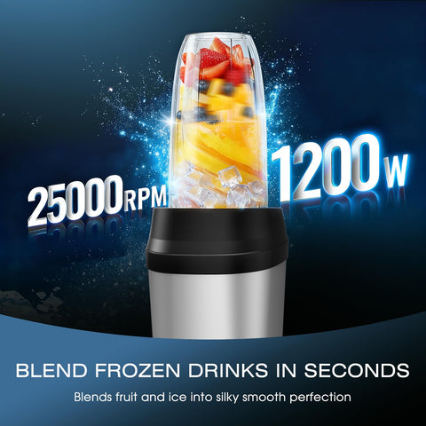 Nahida blender demonstrates ice-crushing power for cold beverages.