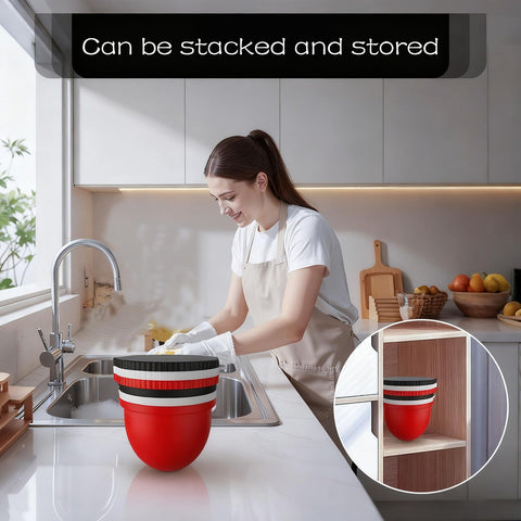 NaiDi liner with spill-proof pouring spout reduces spills.