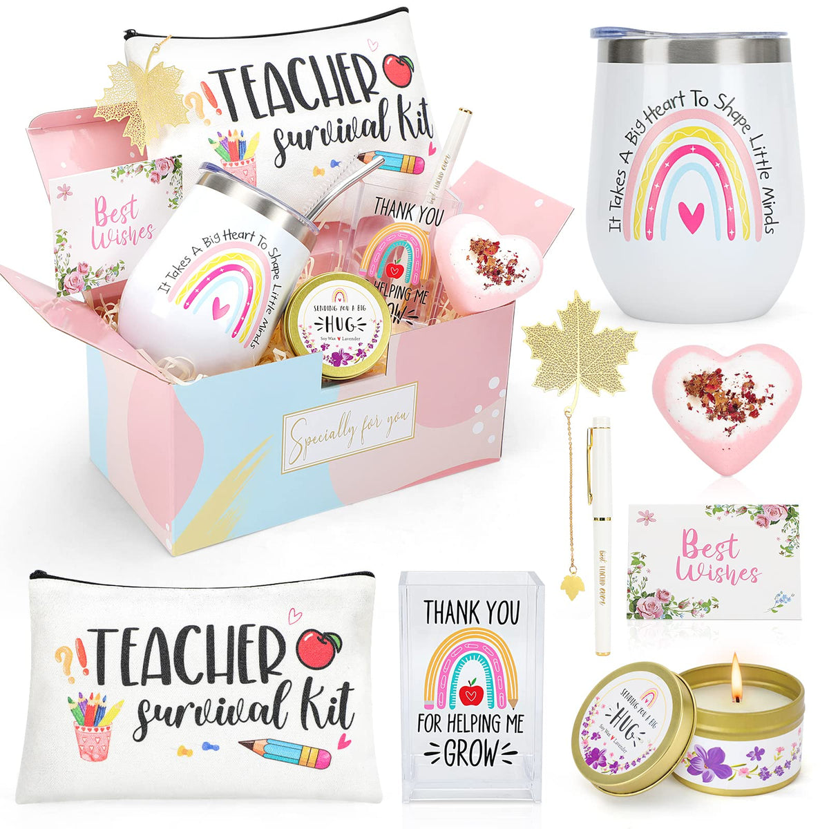 NaiCeay 12oz teacher tumbler ready for hot or cold drinks during class