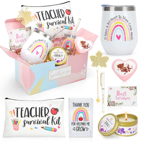 NaiCeay 12oz teacher tumbler ready for hot or cold drinks during class