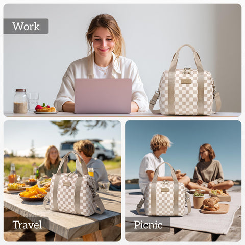 Naimuesly lunch bag ideal for work, travel, or picnics.