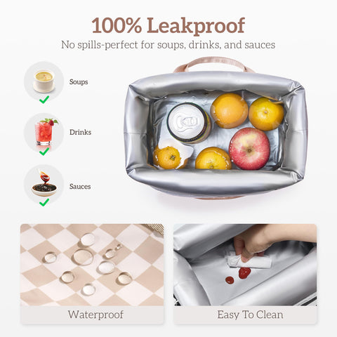 Naimuesly insulation layer keeps hot or cold meals at the right temperature.